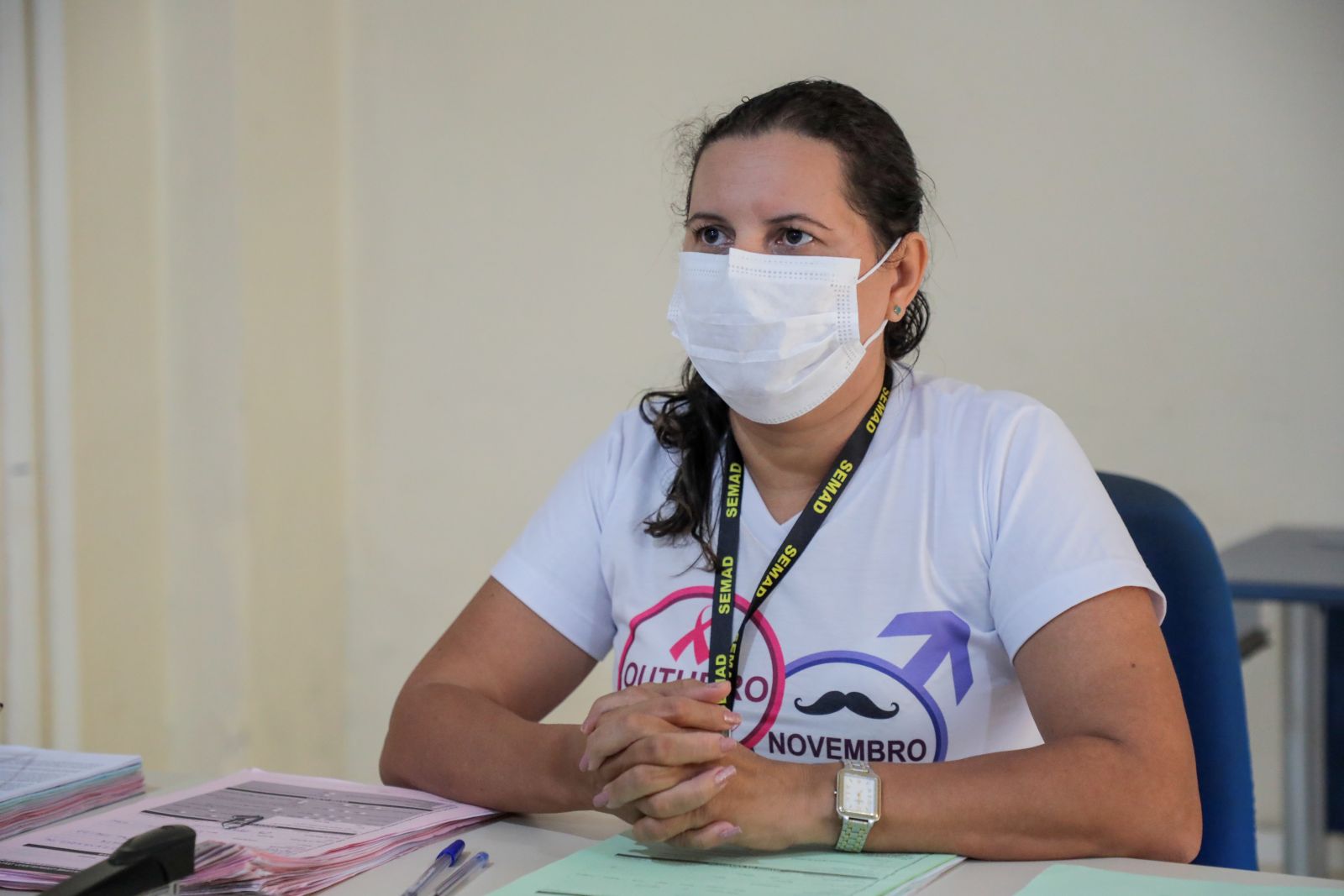 Leida Cardoso, gerente de divisão da DIPDS 